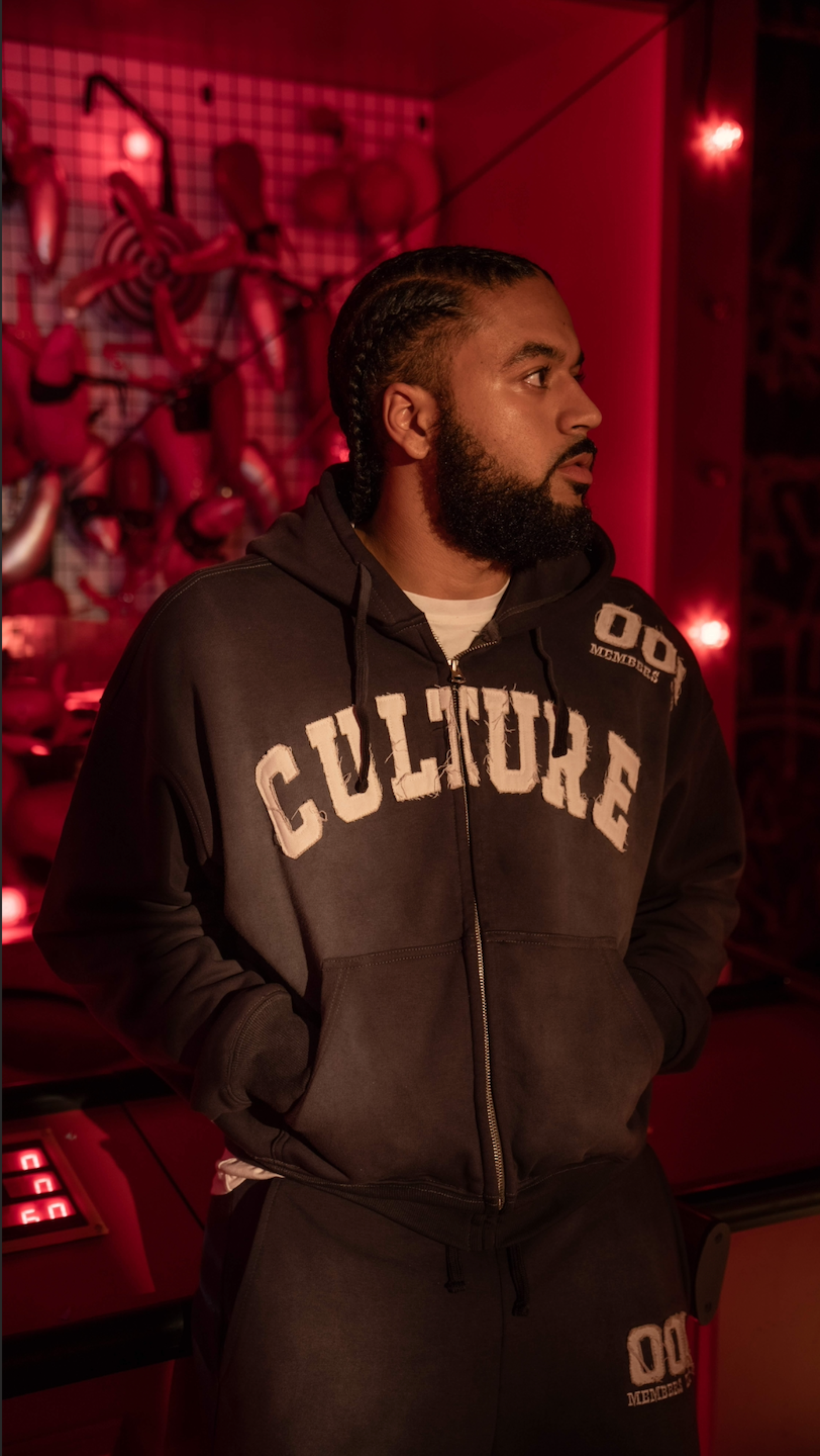 Acid Iron Grey Culture Tracksuit Top